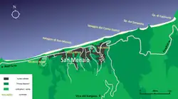 Map of San Menaio