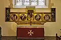 Altar and reredos done as a memorial to Lord Kitchener