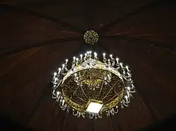 Santa Monica Church chandelier, part of a National Cultural Treasure