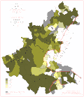 Share of Bosniaks in Sarajevo by settlements 2013