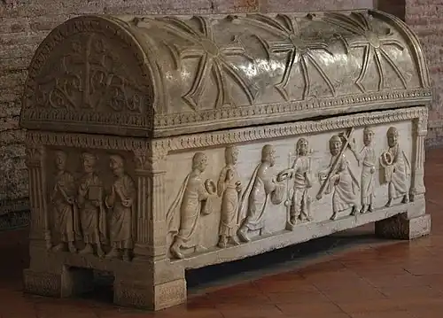 A bishop's late antique sarcophagus