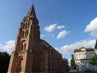 The church in Sauveterre-Saint-Denis