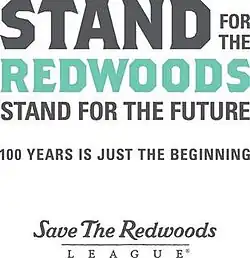 Save the Redwoods League logo - Stand for the Redwoods, Stand for the Future