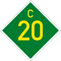 C20 road shield}}