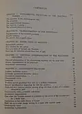 Table of contents to Electromagnetic Radiation and the mechanical reactions arising from it (1912)