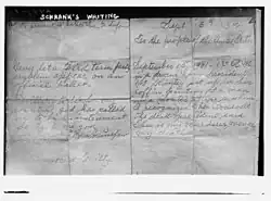 Sample of Schrank's writing about presidential third terms and about his hallucination