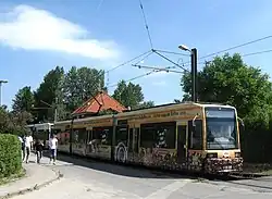 Flexity Classic of the “Nahverkehr Schwerin” (NVS) network in Schwerin, Germany