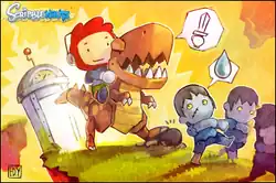 "Post 217" as drawn by 5th Cell artist, Edison Yan