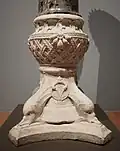 Base of the probable column for the statue, with the insignia of the Bartolini Salimbeni family, c. 1465–70, V&A Museum, London