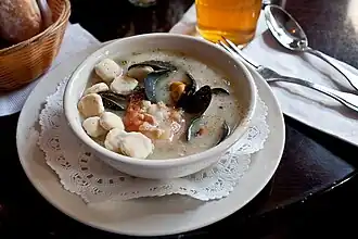 Seafood chowder