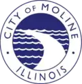Official seal of Moline, Illinois
