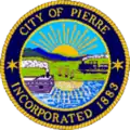 Official seal of Pierre, South Dakota