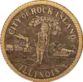 Official seal of Rock Island, Illinois