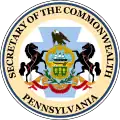 Seal of the secretary of the commonwealth
