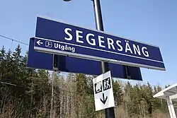 Station sign