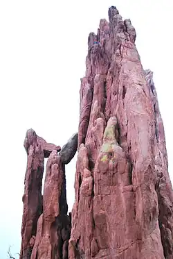 A segment of the Cathedral Spires, March 2010