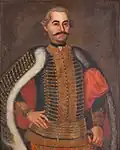 Portrait of Sekula Vitković, Oberkapetan of Petrovaradin (1734), Gallery of Matica Srpska