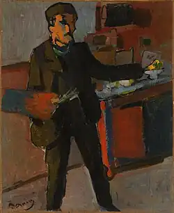 André Derain, Self-portrait in the Studio, 1903, National Gallery of Australia, Canberra, Australia