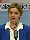 Selin Sayek Böke, Member of Parliament for İzmir's second electoral district and deputy leader of the CHP responsible for economic policy[8]