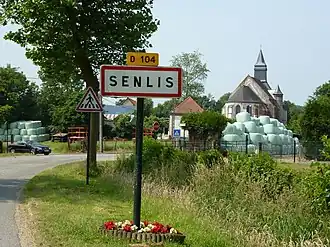The road into Senlis