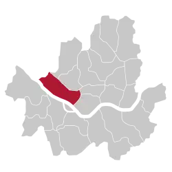 Location of Mapo District in Seoul