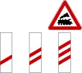 I-36 Distance-panels for non-gated level crossing