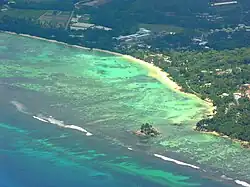 Souris Island in front of the University of Mahe