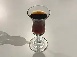A glass of Shaoxing wine