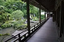 Japanese garden in Ōtsu, Japan