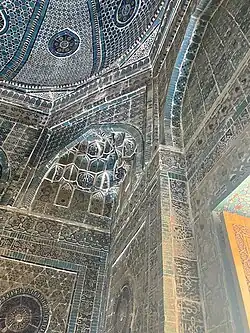 The inner part of Turkan Ago Mausoleum