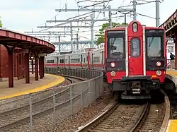 A train of electric railcars
