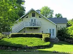 Side view of the "Yellow Barn"