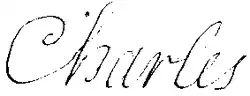 Charles's signature