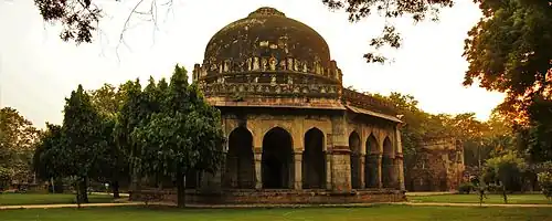 Sikandar Lodi's Mausoleum at Lodi Gardens, New Delhi.