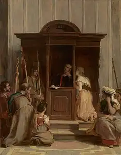 The Confessional by David Wilkie