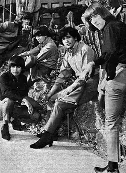 Photograph of the five members of Sir Douglas Quintet