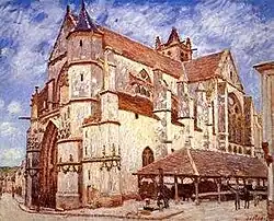 The Church in Afternoon Sun - 1893