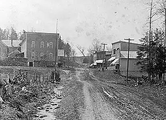 Sister Bay, circa 1912. Sister Bay Hotel is on left.
