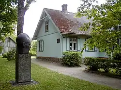 Birthplace and museum of Andrejs Upīts in Skrīveri