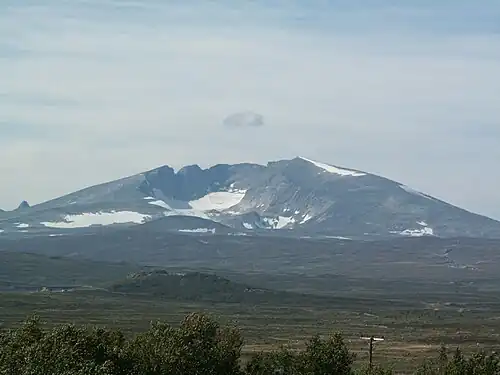 View of the east side from the E6 highway