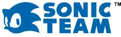 Sonic Team's logo, with a picture of Sonic the Hedgehog's head from Sonic & Knuckles and the words Sonic Team spelled out