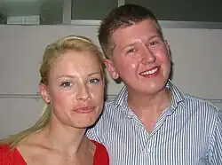 Lucien Jack with Spanish singer Soraya in 2006