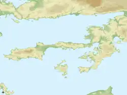 Amos is located in South Caria