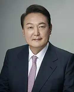 13th: Yoon Suk Yeol 20th term (served: 2022–2025[f])