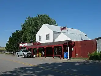 Morgan's Store and Post Office on Ellsworth's Main Street, summer 2010