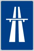Autopistas sign