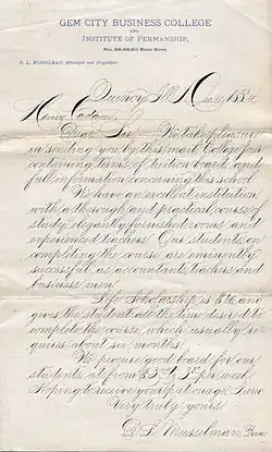 Spencerian script