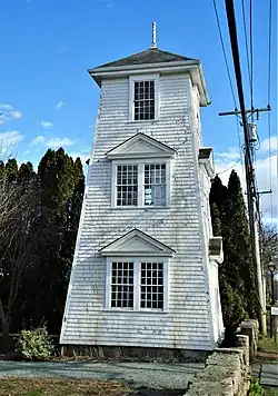 The "Spite Tower" in Adamsville, a hamlet of Little Compton, is a water tower which is purported to have been built out of spite.[46]