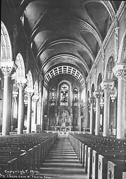 Interior prior to the 1956 fire