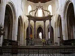 Main altar and ciborium.